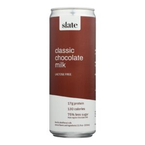 Slate Milk - Milk Aseptic Lf Chocolate - Case Of 12 - 11 Fz