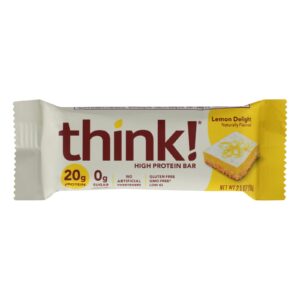 Think Products High Protein Bar - Lemon Delight - Case Of 10 - 2.1 Oz.