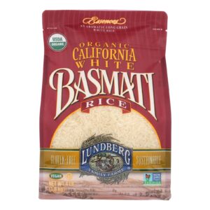 Lundberg Family Farms Organic White Basmati Rice  - Case Of 6 - 4 Lb
