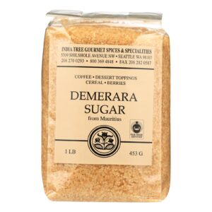 India Tree Gourmet Spices & Specialties Demerara Sugar  - Case Of 6 - 16 Oz