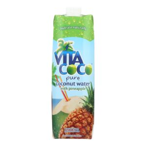 Vita Coco Coconut Water - With Pineapple - Case Of 12 - 1 Lt