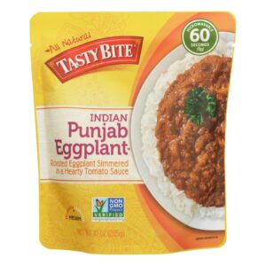Tasty Bite Entree - Indian Cuisine - Punjab Eggplant - 10 Oz - Case Of 6