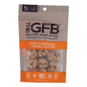 The Gfb Dark Chocolate Peanut Butter Bites  - Case Of 6 - 4 Oz