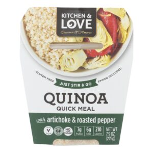 Cucina And Amore - Quinoa Meals - Artichoke And Roasted Pepper - Case Of 6 - 7.9 Oz.