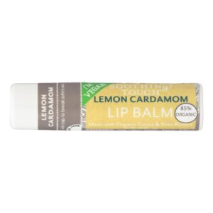 Soothing Touch Lip Balm - Vegan - Lemon Cardamom - .25 Oz - Case Of 12