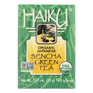 Haiku Green Tea - Sencha - Case Of 6 - 16 Bags