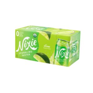 Nixie Sparkling Water - Sparkling Water Lime - Case Of 3 - 8-12 Fz