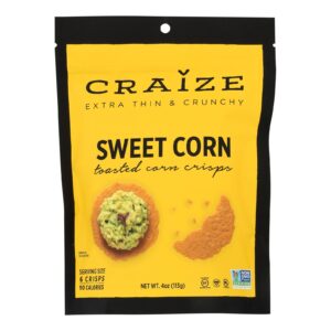 Craize - Corn Crisps Sweet Toasted - Case Of 6 - 4 Oz