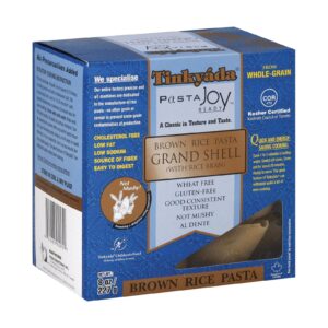 Tinkyada Brown Rice Pasta - Grand Shell - Case Of 12 - 8 Oz