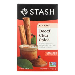 Stash Tea - Tea Decaf Chai Spice - Case Of 6 - 18 Ct