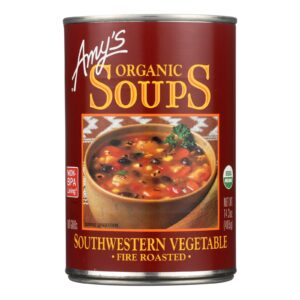 Amy's - Organic Fire Roasted Southwestern Vegetable Soup - Case Of 12 - 14.3 Oz
