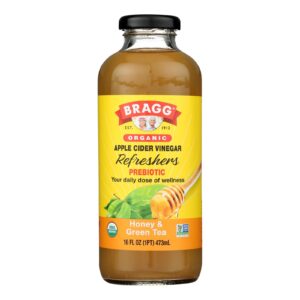 Bragg - Apple Cider Vinegar Honey Green Tea Refresh - Case Of 12-16 Fz
