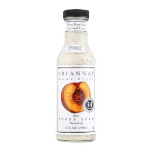 Brianna's - Salad Dressing - Poppy Seed - Case Of 6 - 12 Fl Oz.