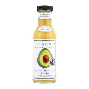 Brianna's - Salad Dressing - Dijon Honey Mustard - Case Of 6 - 12 Fl Oz.