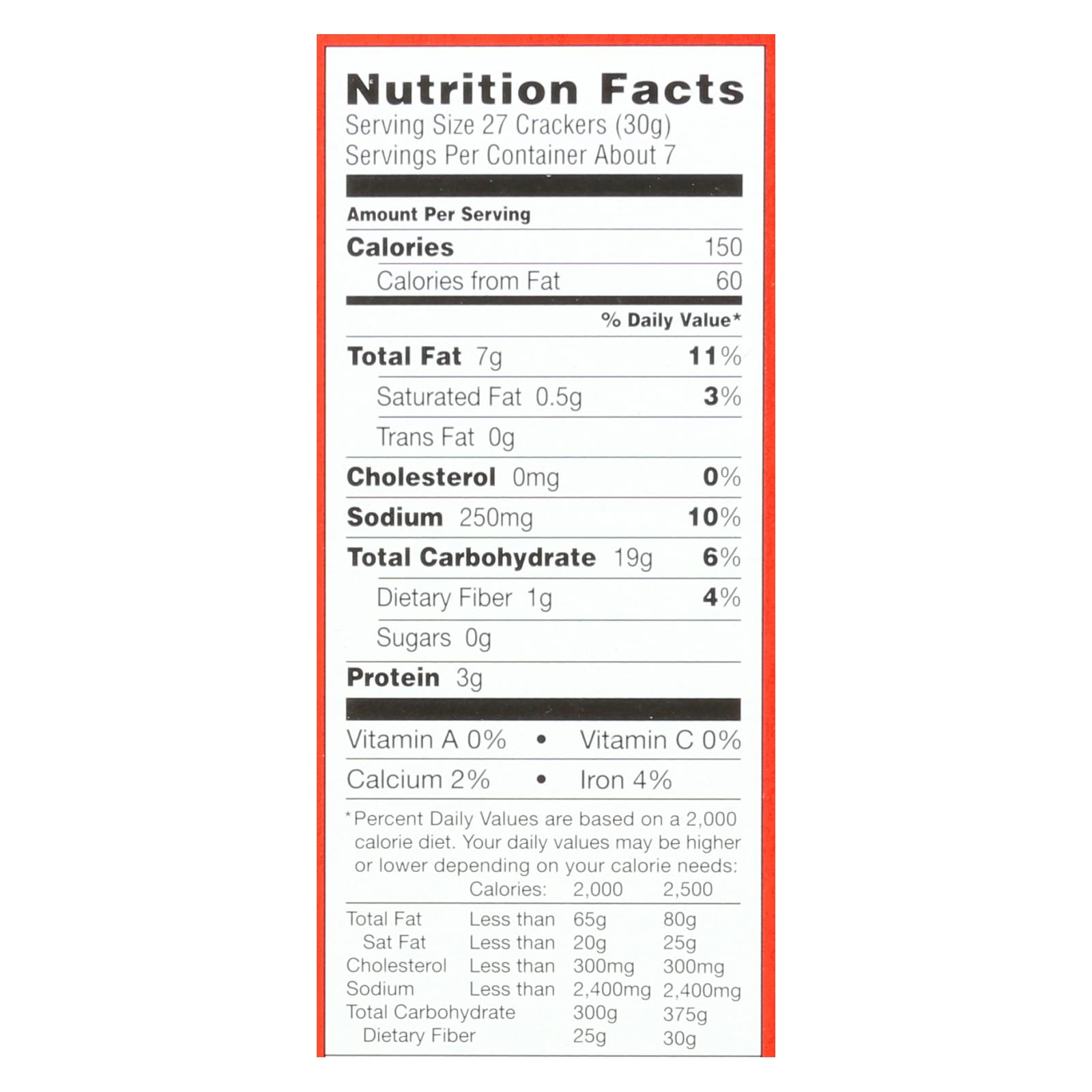 Annie's Homegrown - Cracker Chedder Sqrs - Case Of 12-7.5 Oz. - Image 2