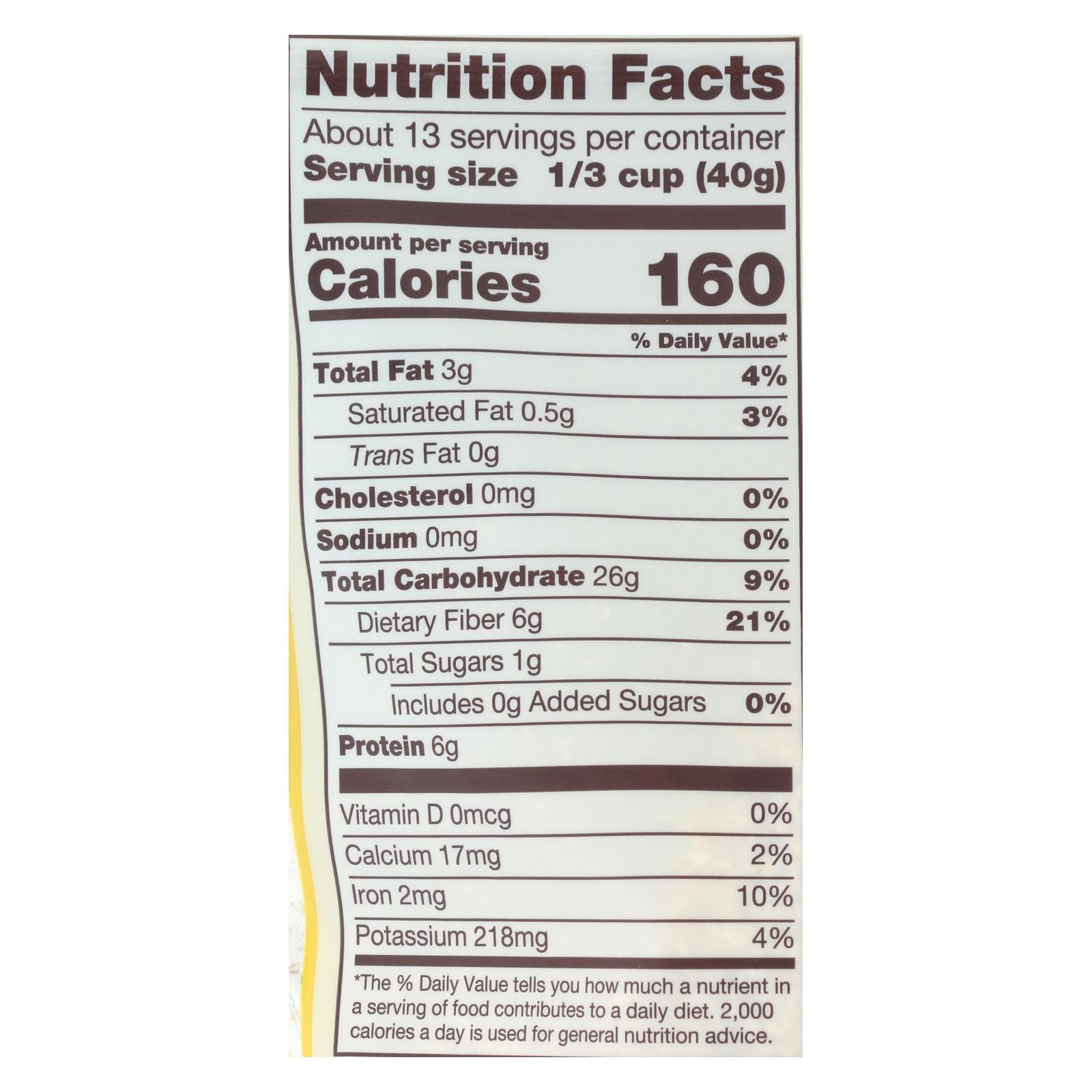 Bob's Red Mill - Oat Bran - Organic High Fiber Hot Cereal - Case Of 4 - 18 Oz. - Image 3