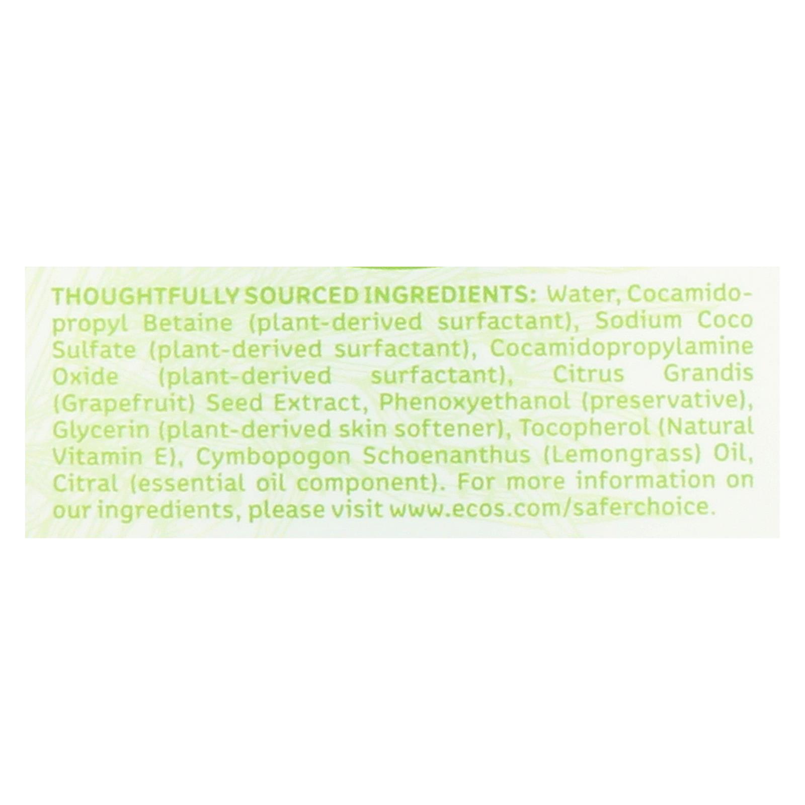 Earth Friendly Hand Soap - Lemongrass - Case Of 6 - 17 Fl Oz. - Image 2