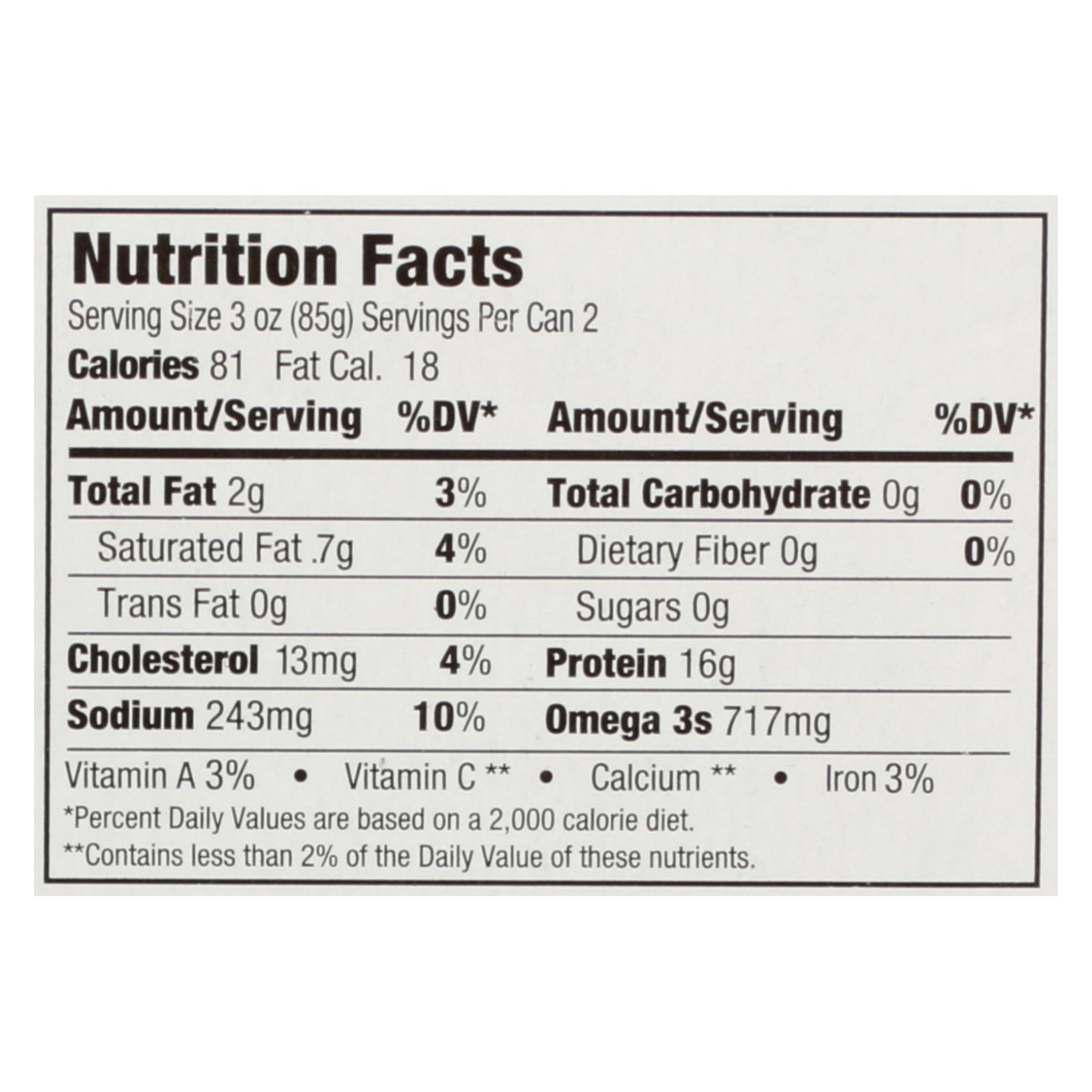 Henry And Lisa's Natural Seafood Wild Alaskan Pink Salmon - Case Of 12 - 6 Oz. - Image 2