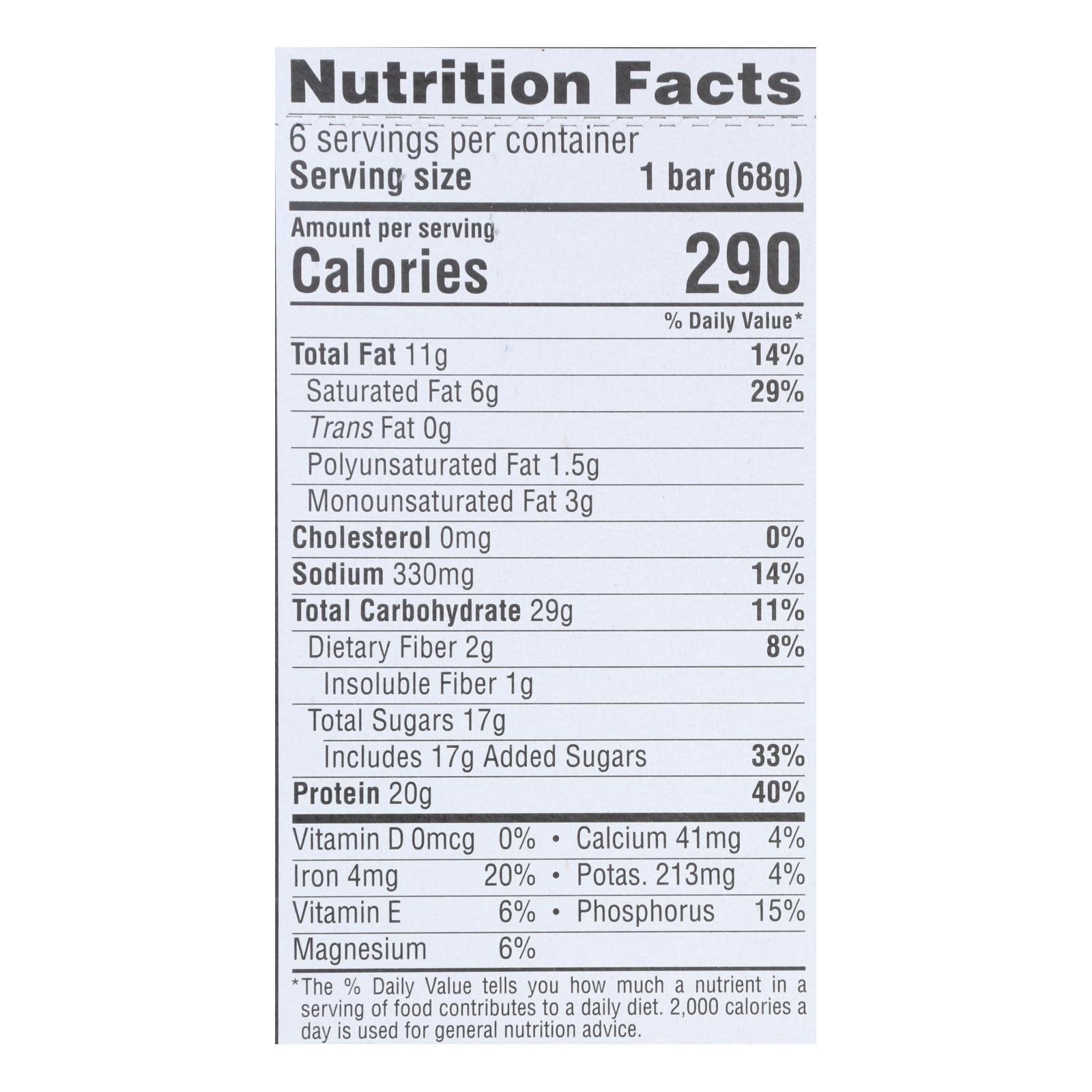 Clif Bar Builder's Protein - Case Of 6 - 6-2.4 Oz - Image 2