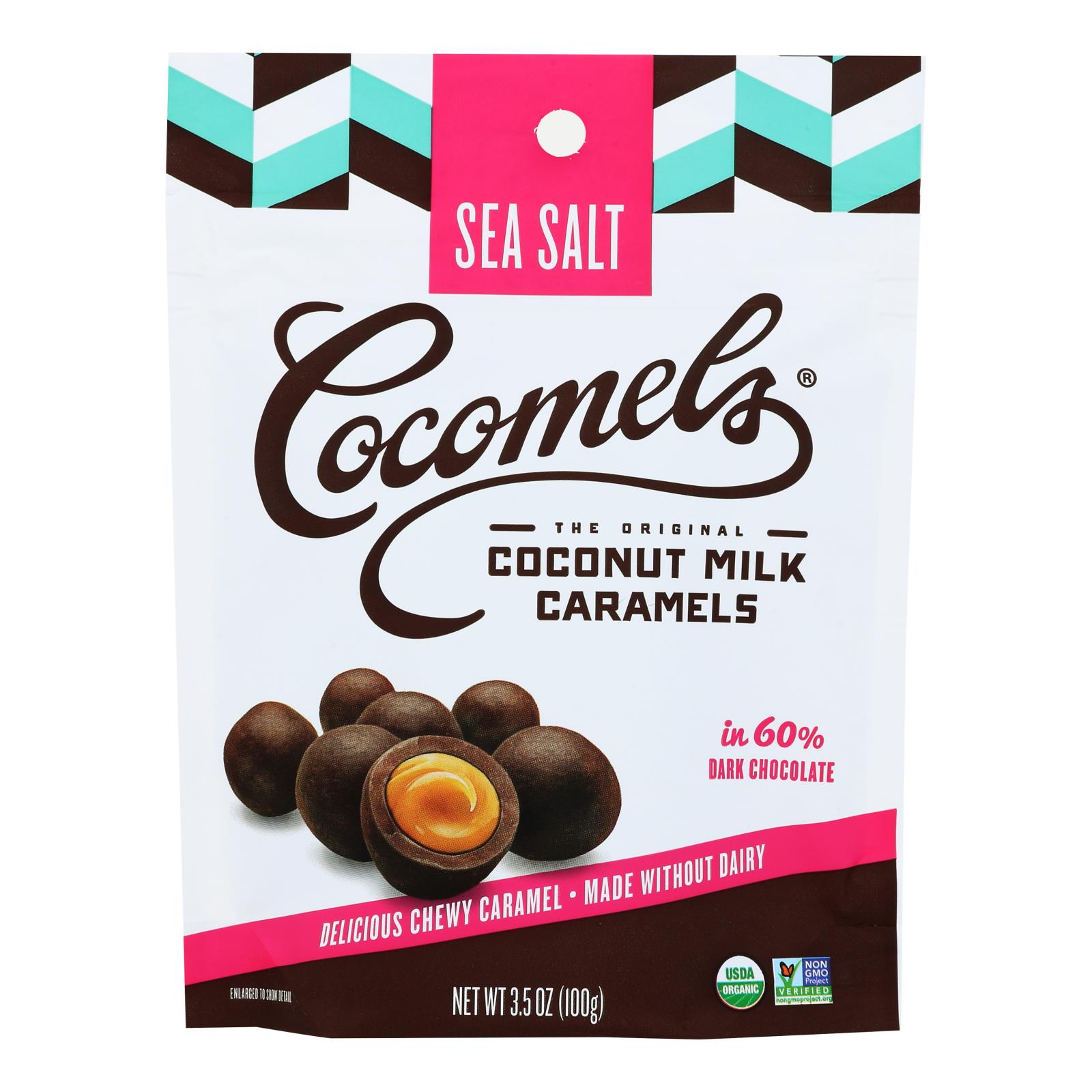 Cocomel - Carmel Bite - Organic - Sea Salt - Case Of 6 - 3.5 Oz - Image 2