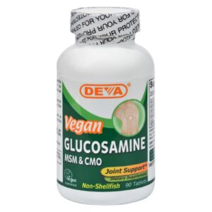 Deva Vegan Vitamins - Glucosamine Msm And Cmo - 90 Tablets