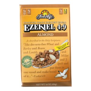 Food For Life Baking Co. Cereal - Organic - Ezekiel 4-9 - Sprouted Whole Grain - Almond - 16 Oz - Case Of 6