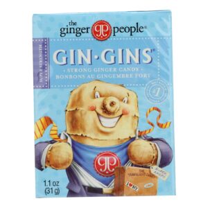 Ginger People Gingins Super Boost Candy - Case Of 24 - 1.1 Oz