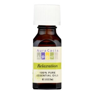 Aura Cacia - Relaxation Essential Oil Blend - 0.5 Fl Oz