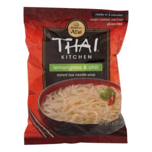Thai Kitchen Instant Rice Noodle Soup - Lemongrass And Chili - Medium - 1.6 Oz - Case Of 6