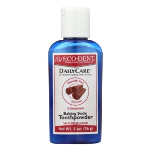 Eco-dent Toothpowder Daily Care - Cinnamon - 2 Oz