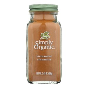 Simply Organic Cinnamon - Case Of 6 - 2.45 Oz.