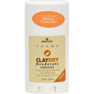 Zion Health Claydry Silk Deodorant - Original - 2.5 Oz