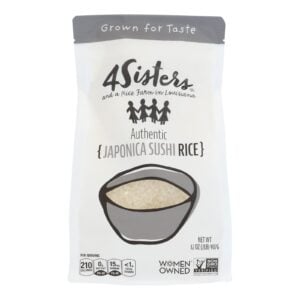 4 Sisters - Rice Short Grain Sushi - Case Of 6-2 Lb