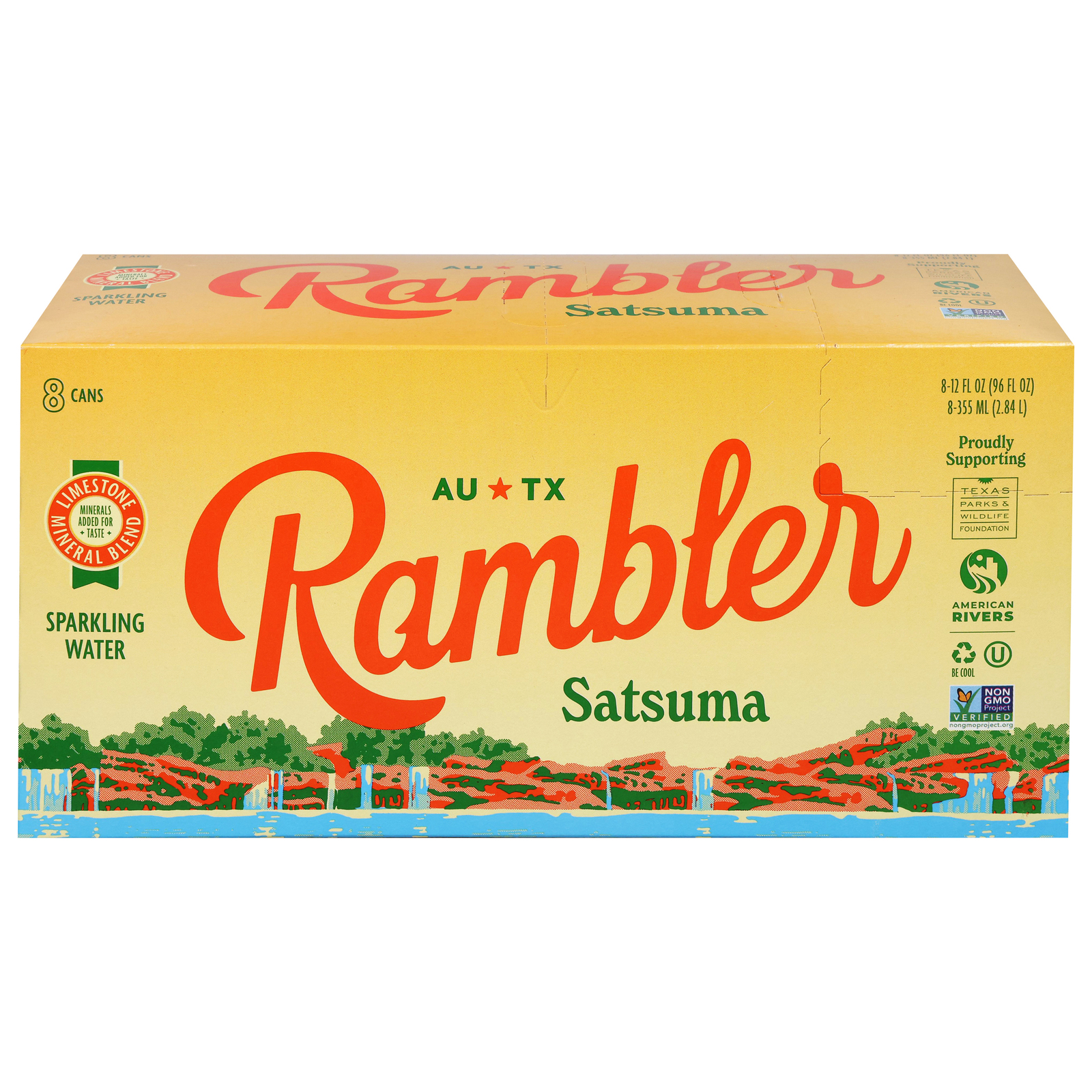 Rambler - Water Sparkling Satsuma - Cs Of 3-8-12 Fz