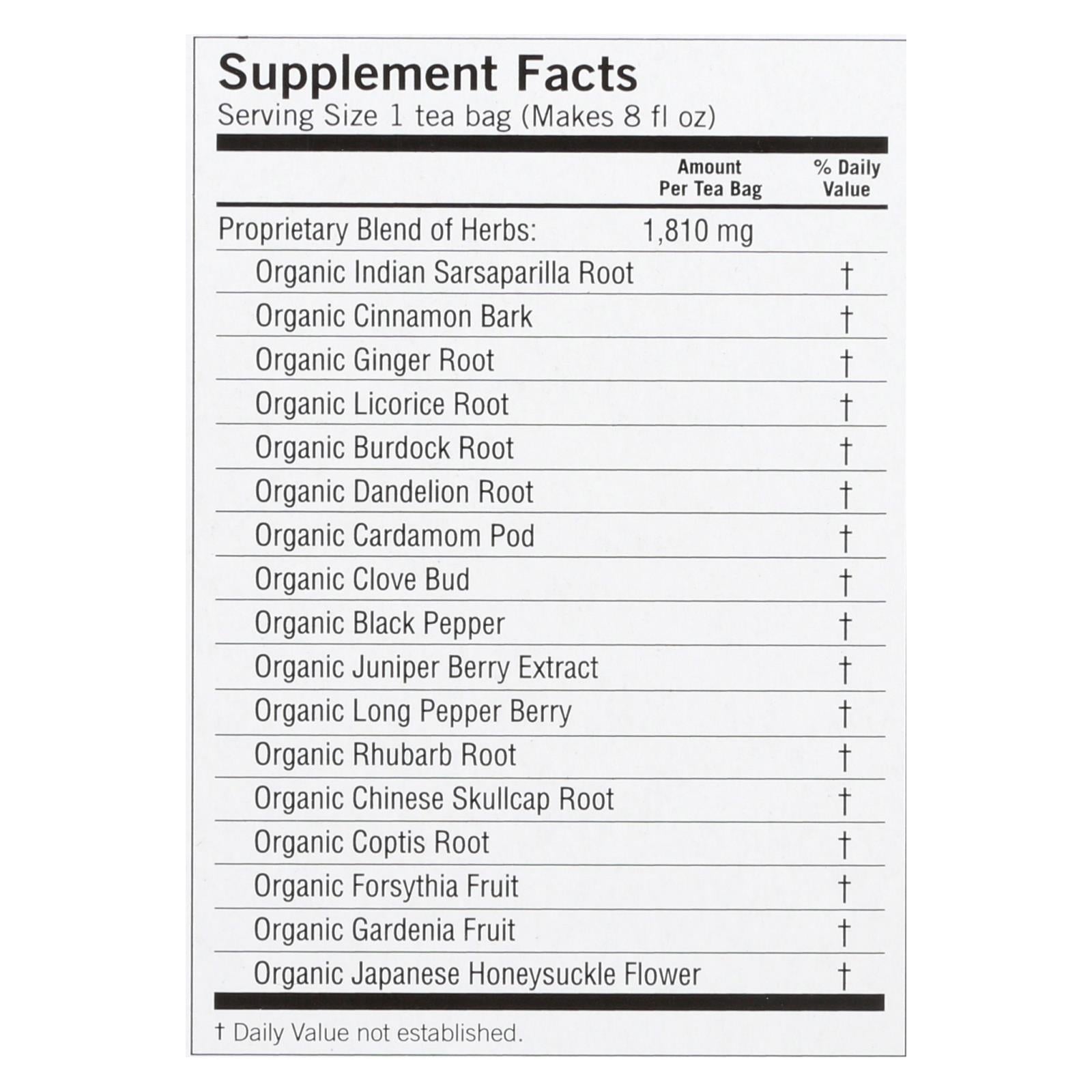 Yogi Tea Detox - Caffeine Free - 16 Tea Bags - Image 2