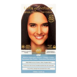 Tints Of Nature 4m Medium Mahogany Brown Hair Color  - 1 Each - 4.4 Fz