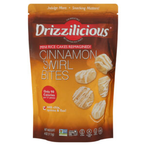 Drizzilicious - Rice Crisp Mini Cinammon - Case Of 12-4 Oz