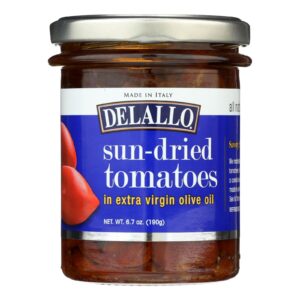 Delallo - Sun-dried Tomatos - In Extra Virgin Olive Oil - Case Of 6 - 6.7 Oz.