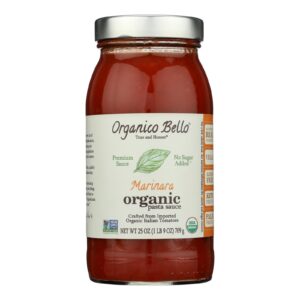 Organico Bello Pasta Sauce - Marinara - Case Of 6 - 25 Oz.