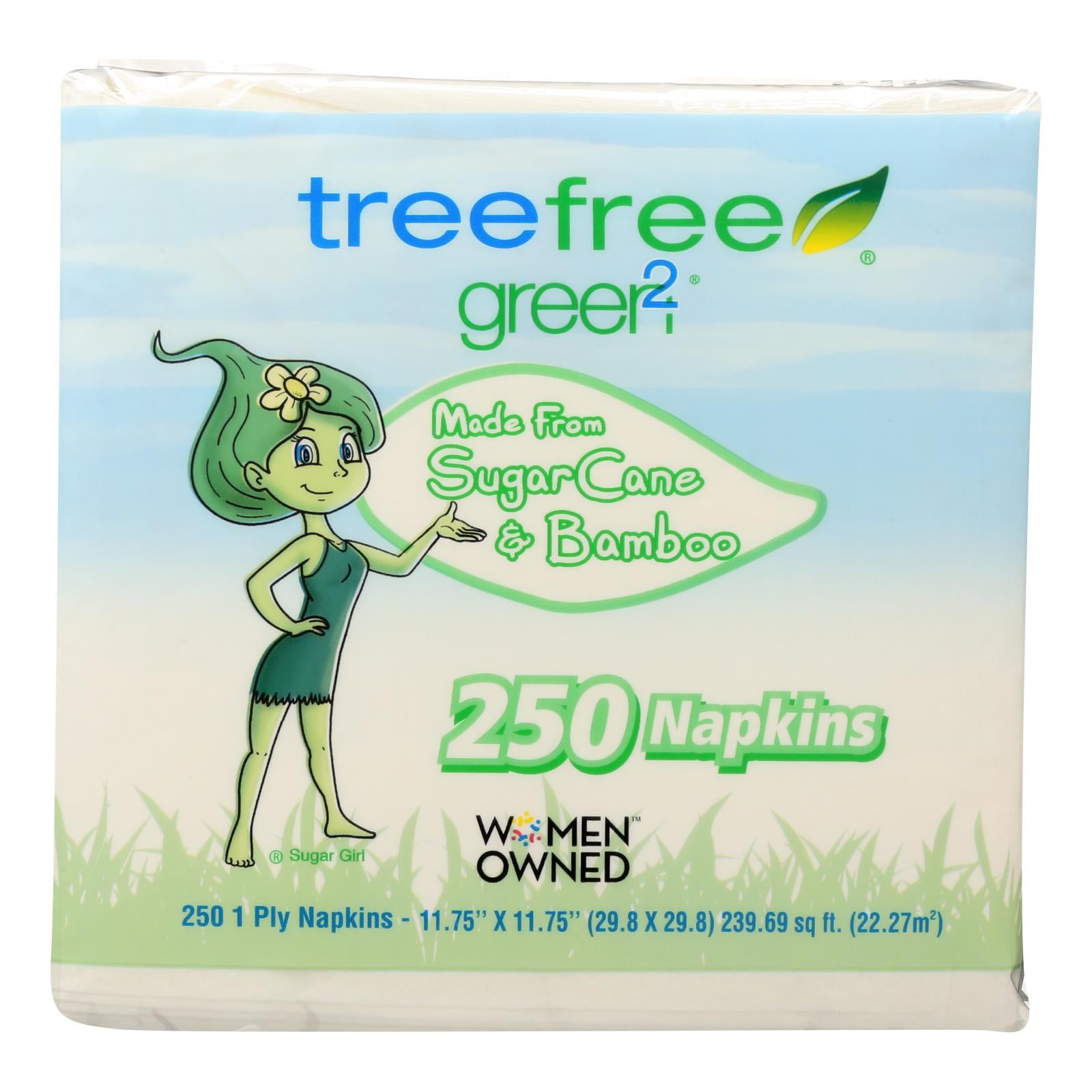 Green2 Paper Napkins - Case Of 16 - 250 Count