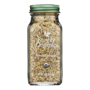Simply Organic Fennel Seed - Case Of 6 - 1.9 Oz.