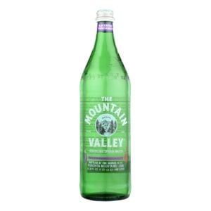 The Mountain Valley Blackberry Pomegranate Sparkling Spring Water  - Case Of 12 - 1 Ltr