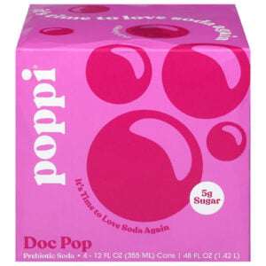 Poppi - Prebio Soda Doc Pop 4 Pk - Cs Of 6-4-12 Fz
