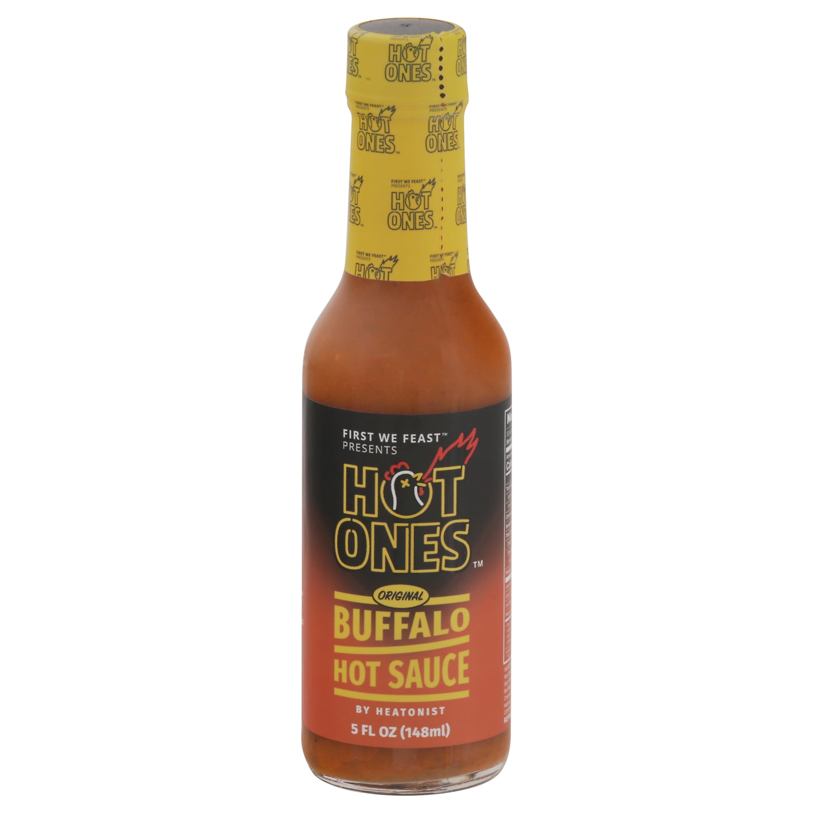Hot Ones - Hot Sauce Buffalo - Cs Of 12-5 Oz