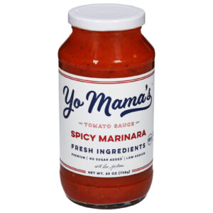 Yo Mama's Foods - Pasta Sauce Spcy Marinara - Cs Of 6-25 Oz