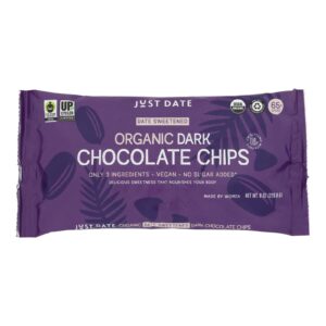 Just Date Syrup - Date Swtnd Og2 Drk Cchip - Cs Of 6-7 Oz