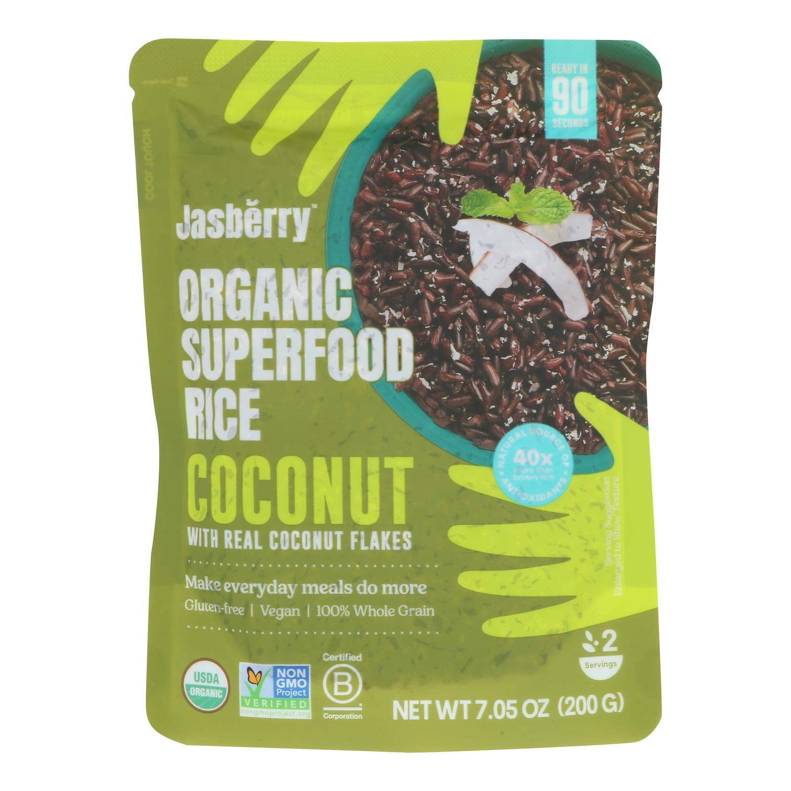 Jasberry - Rice Og1 Suprfd Coconut - Cs Of 6-7.05 Oz