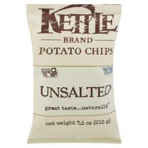Kettle Brand - Potato Chip Unsalted - Cs Of 12-7.5 Oz