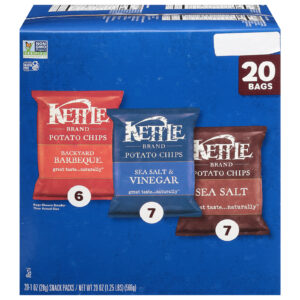 Kettle Brand - Pot Chps Ssalt Vngr Bbq - Cs Of 4-20-1 Oz