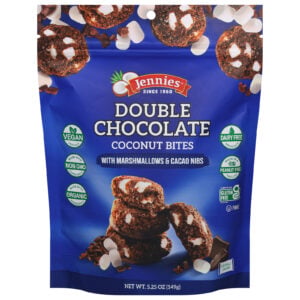 Jennies - Cnut Bites Dbl Choc Marsh - Cs Of 6-5.25 Oz